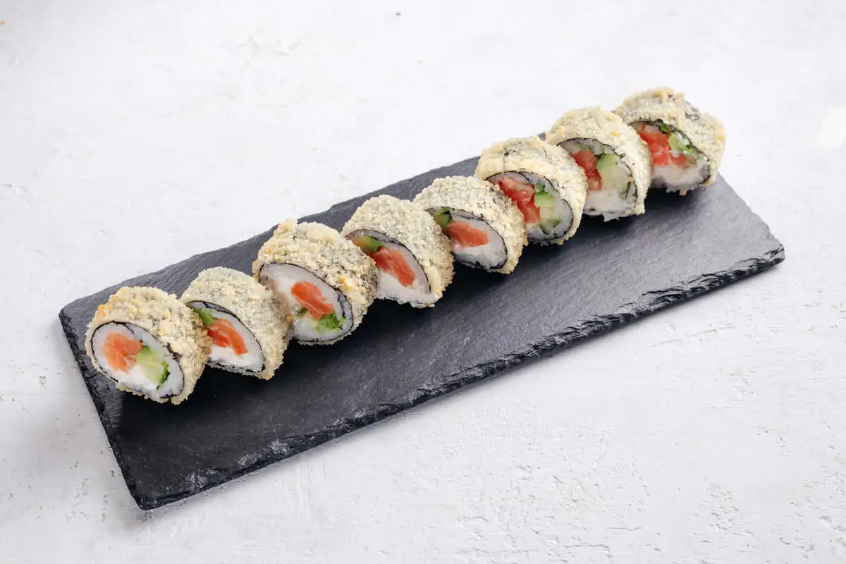 Темпура с лососем