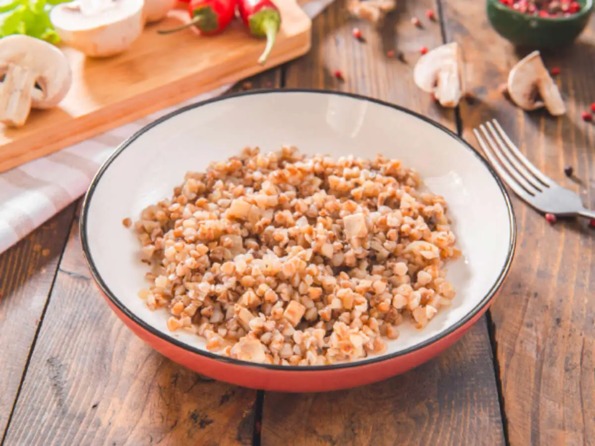 Гречка с грибами