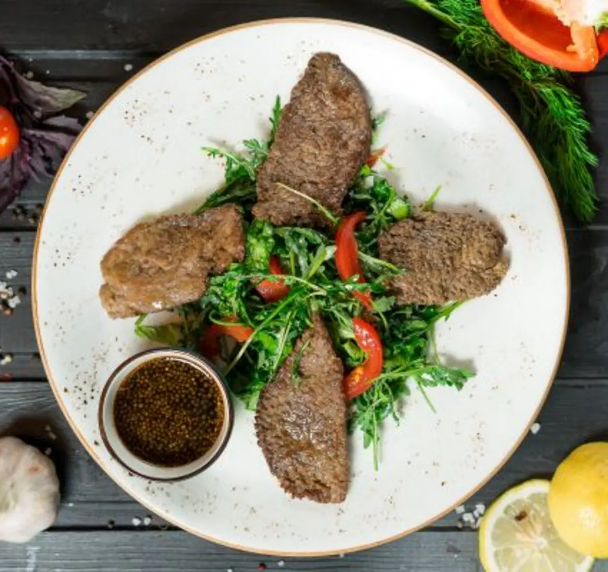 Салатный ростбиф*