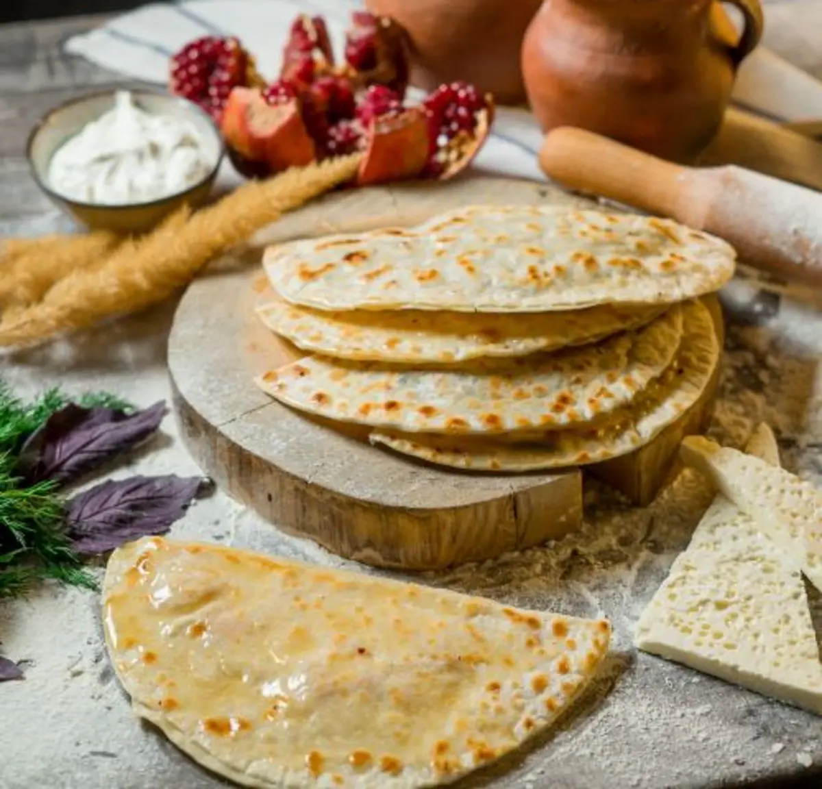 Кутаб с зеленью*