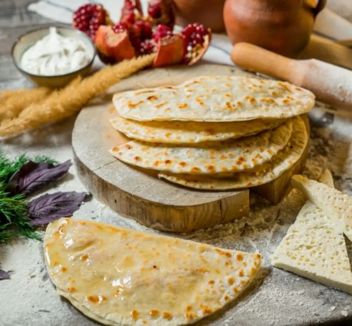 Кутаб с сыром*