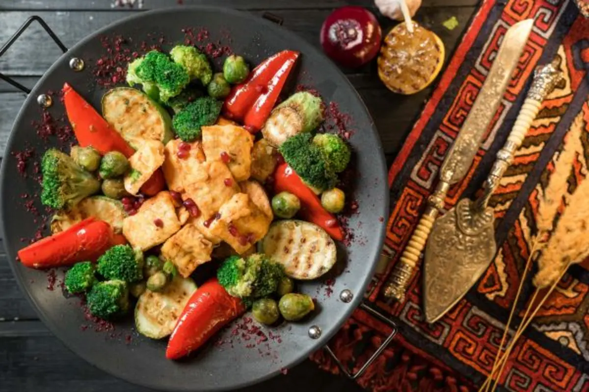 Садж-кебаб из осетрины*