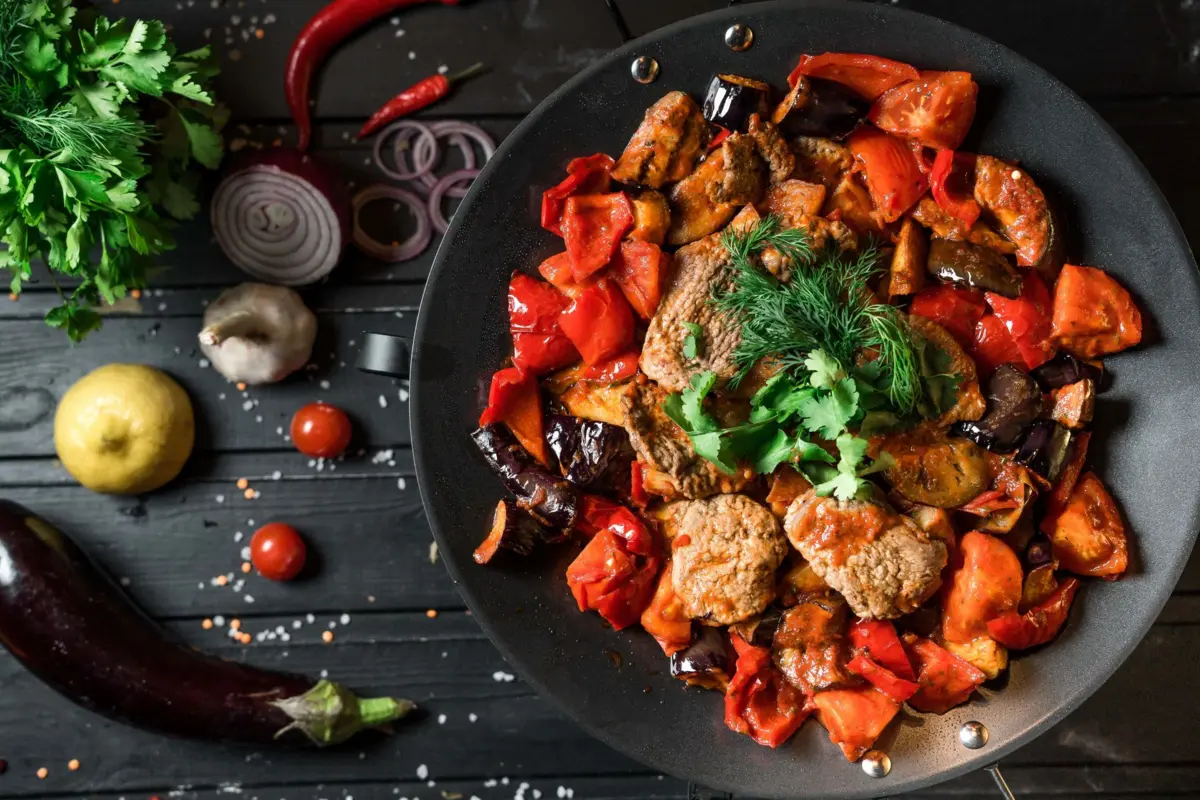 Азу из баранины *