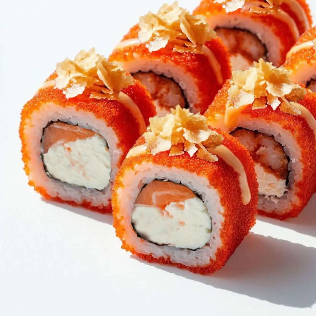Роллы "Лосось Икра Краб"