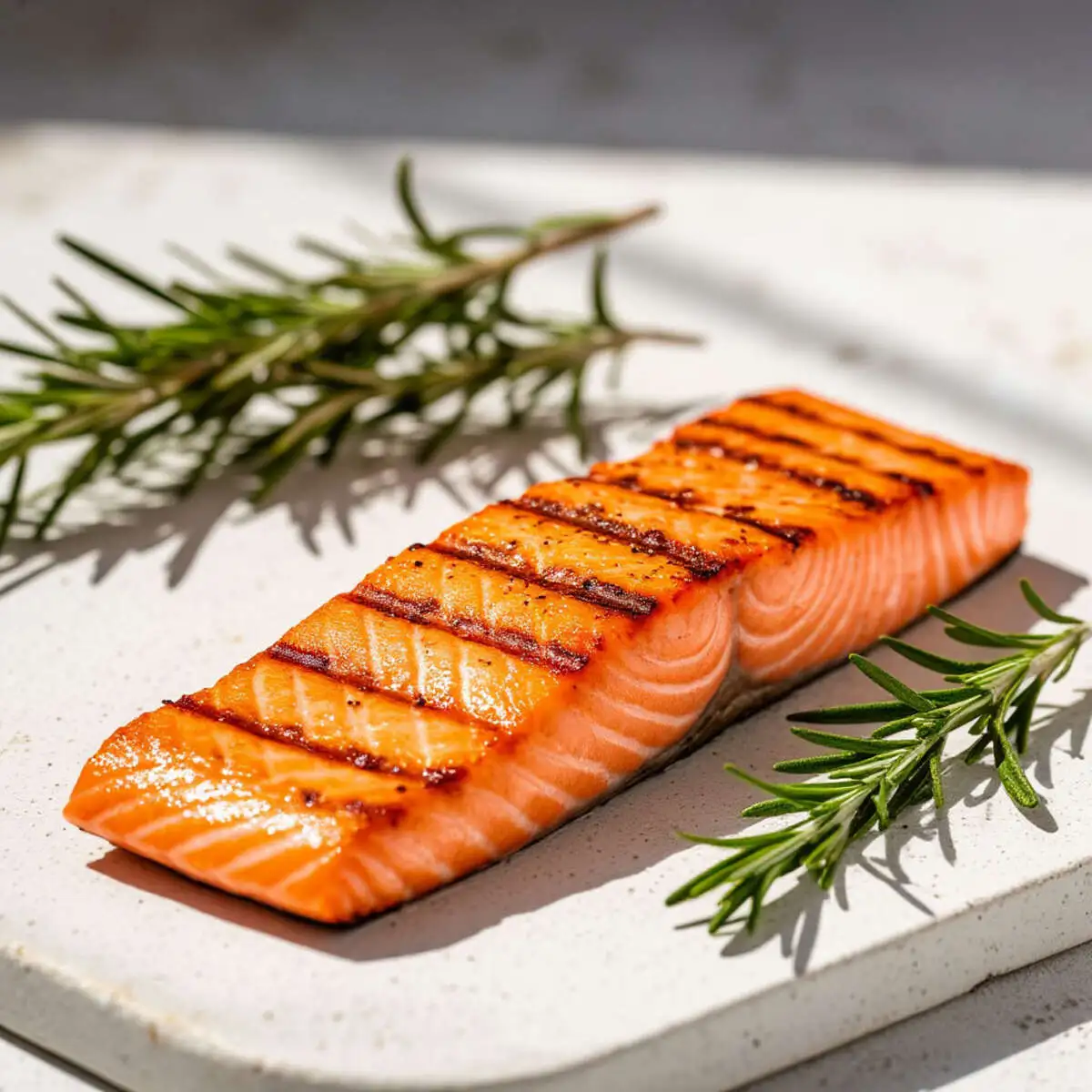 Стейк из форели на мангале