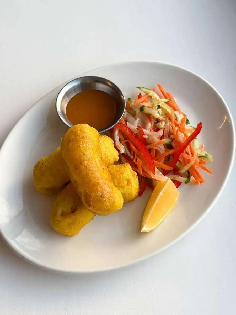 БО Фиш энд чипс из белой рыбы со свежими овощами 270 гр