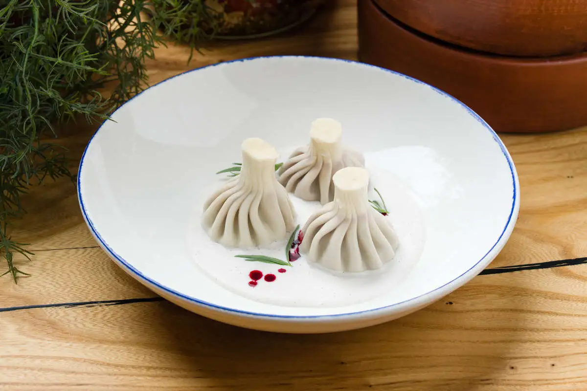 Хинкали с вишней 