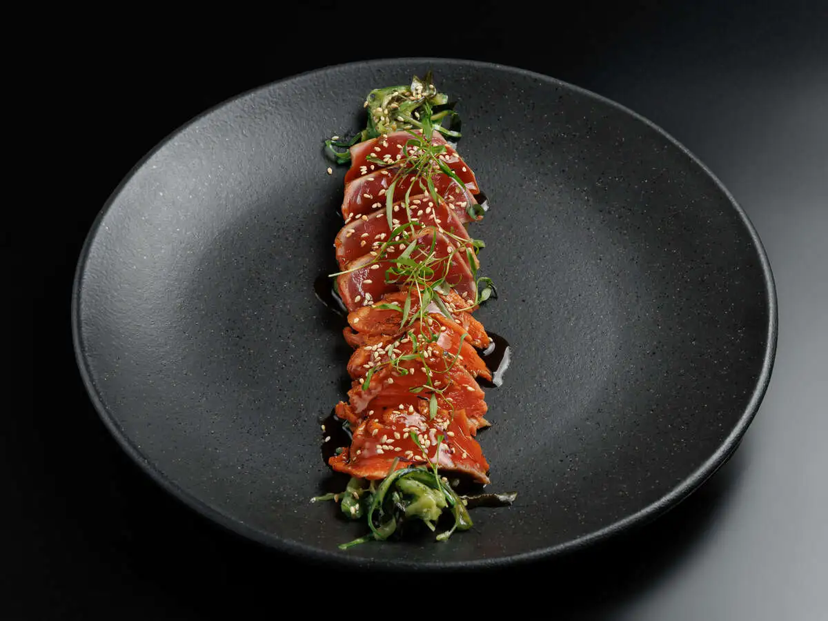 Татаки форель-тунец