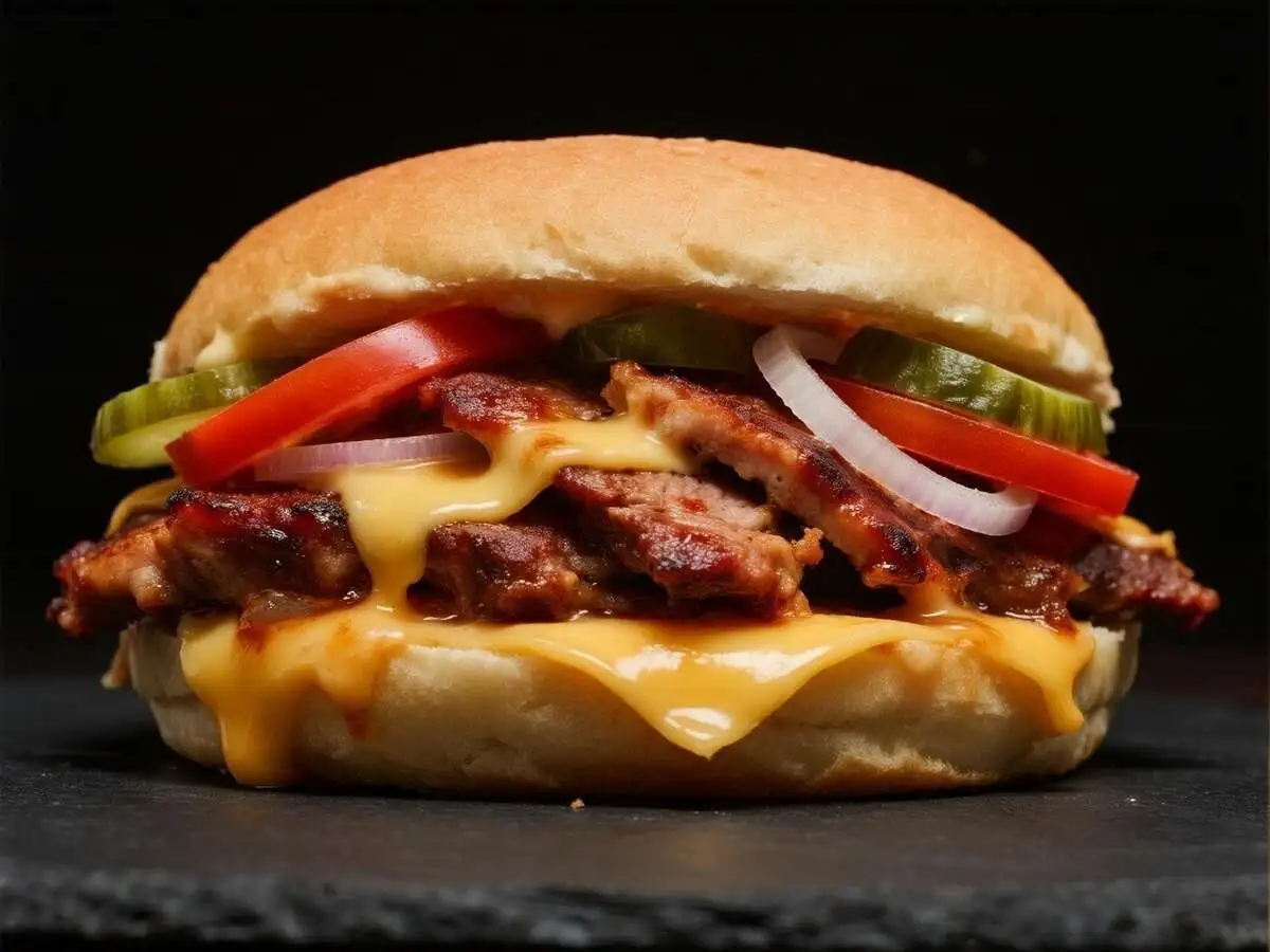 Шаурма BBQ в ЛЕПЕШКЕ со свининой