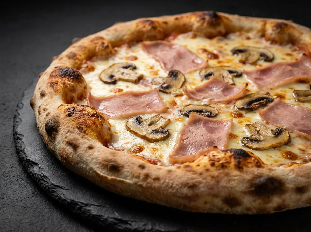 Пицца Ветчина и грибы 30см