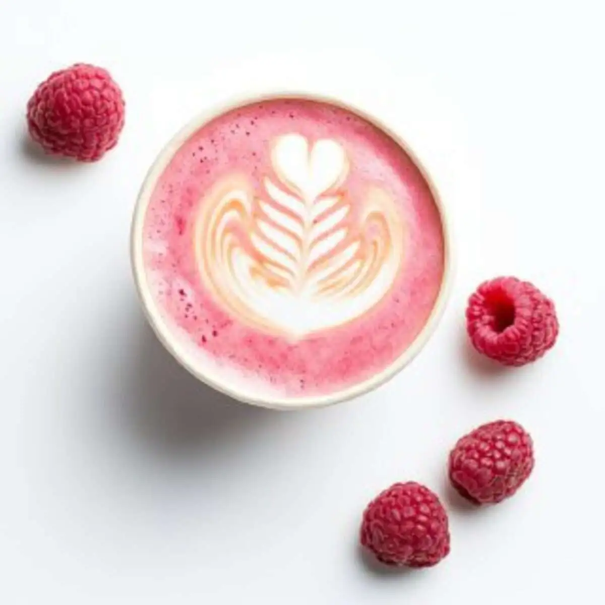 Малиновый латте