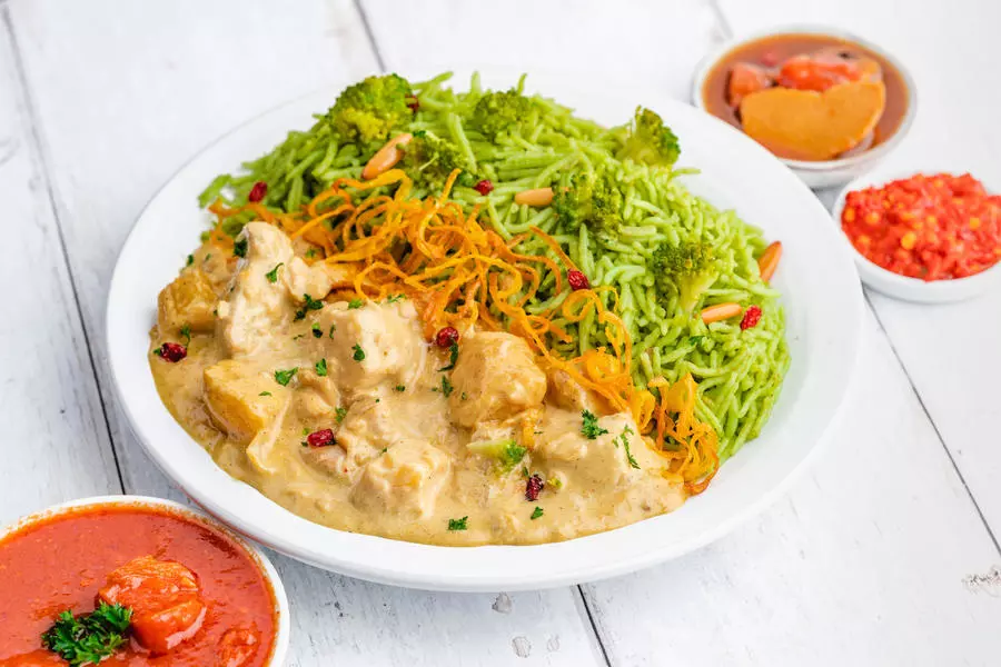 RICE AKDAR WITH CREAMY CHICKEN