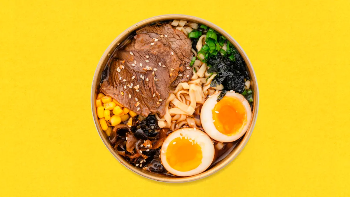 Большой Рамен с говядиной