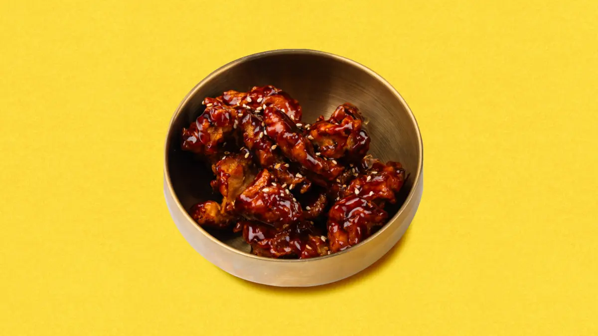 Чикен байтсы в сладко-остром соусе