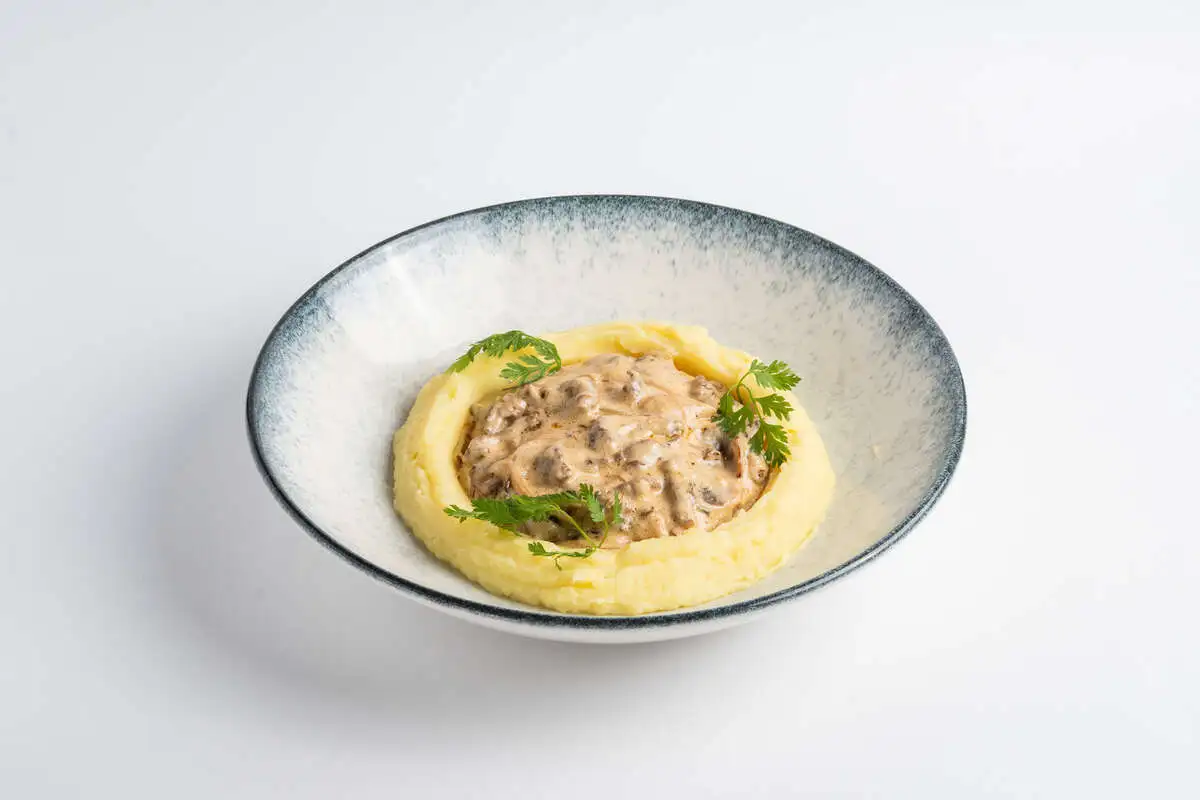 Строганов с курицей