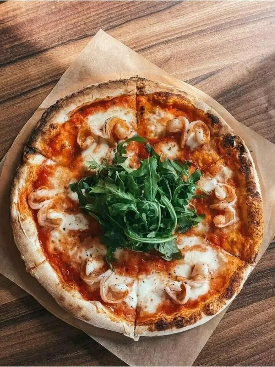 Пицца Креветки Руккола