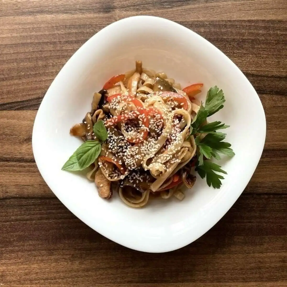 вок с КРЕВЕТКАМИ