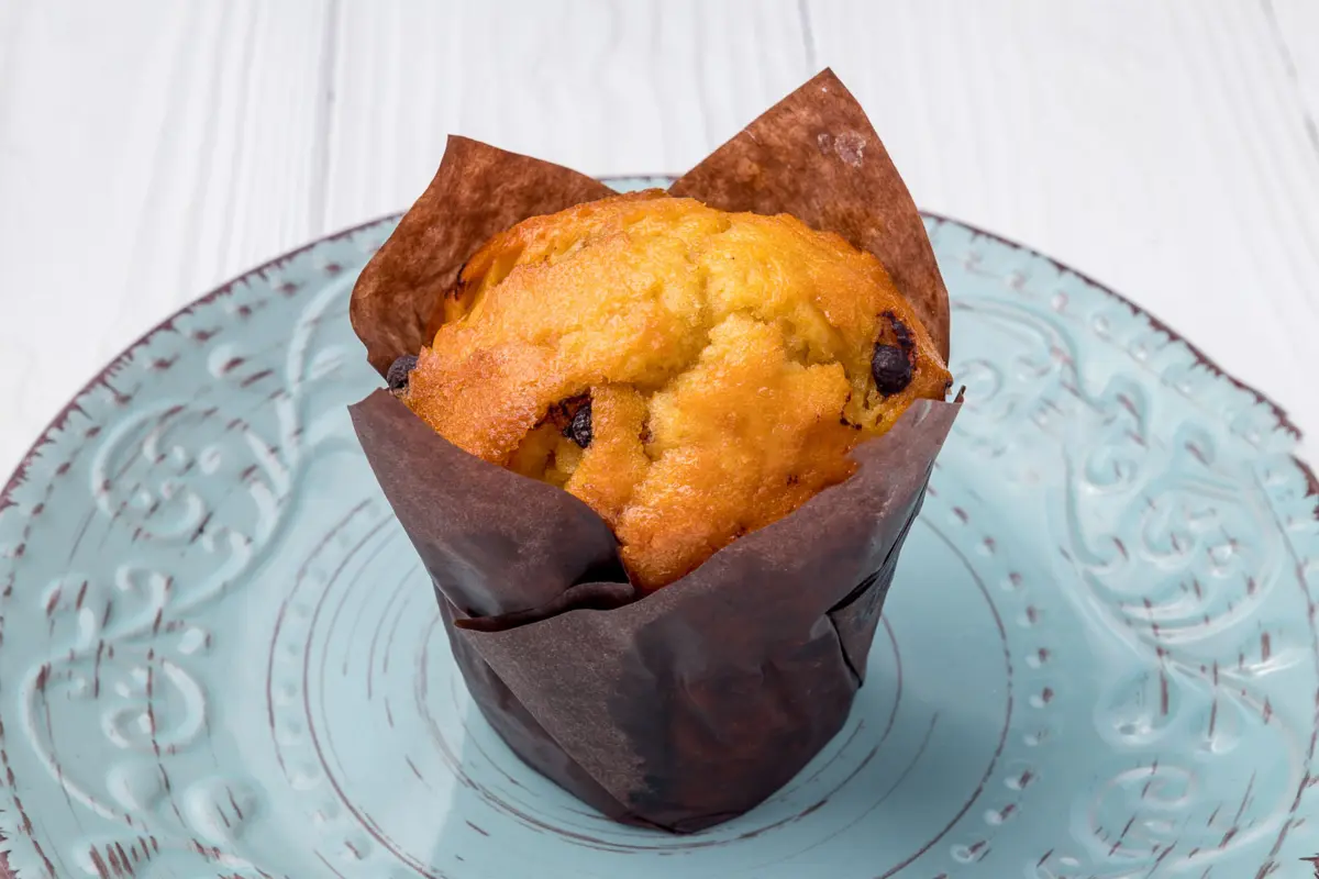 Маффин ванильный с клюквой