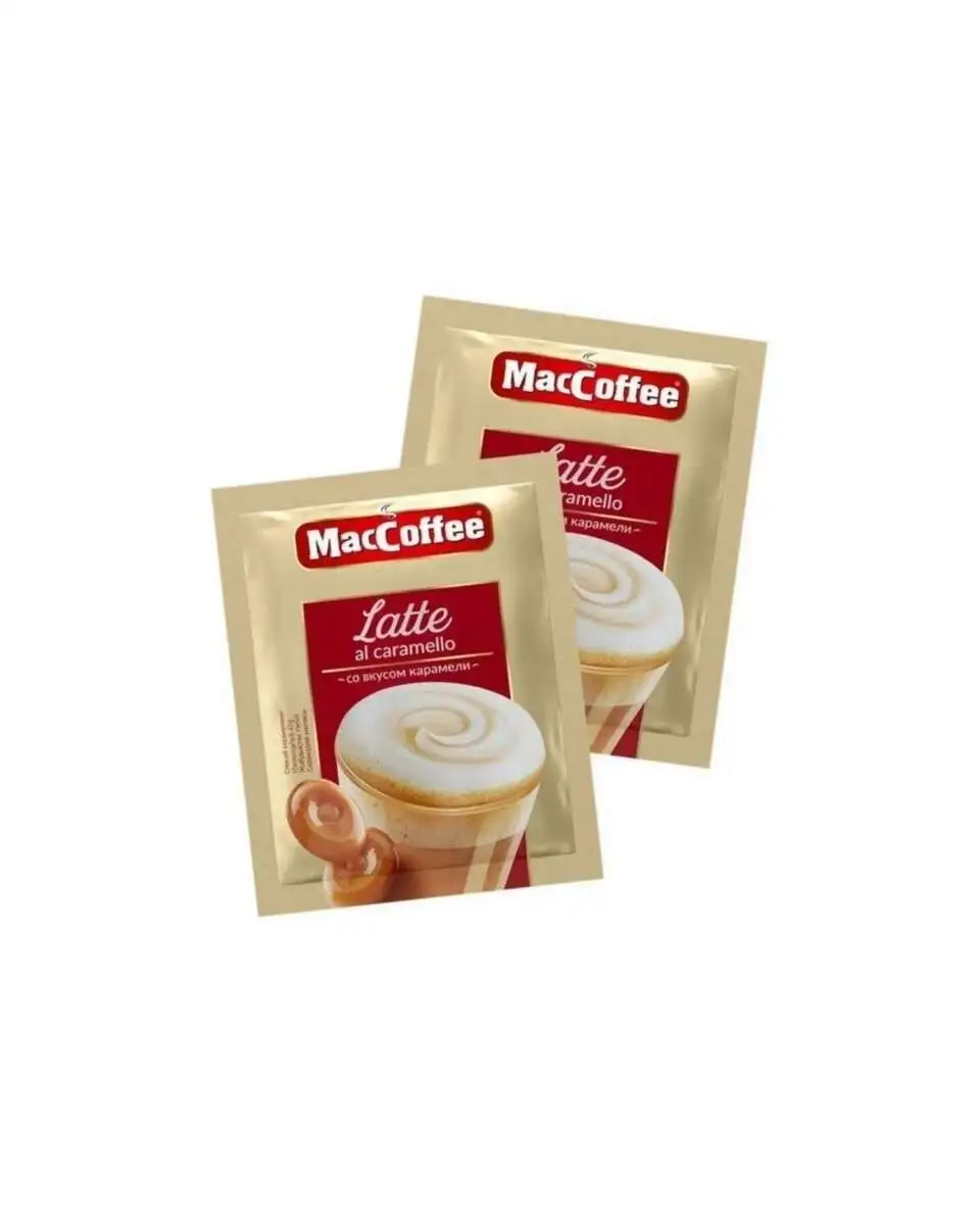 MacCoffee Латте со вкусом карамели 3 в 1 22гр.(м)