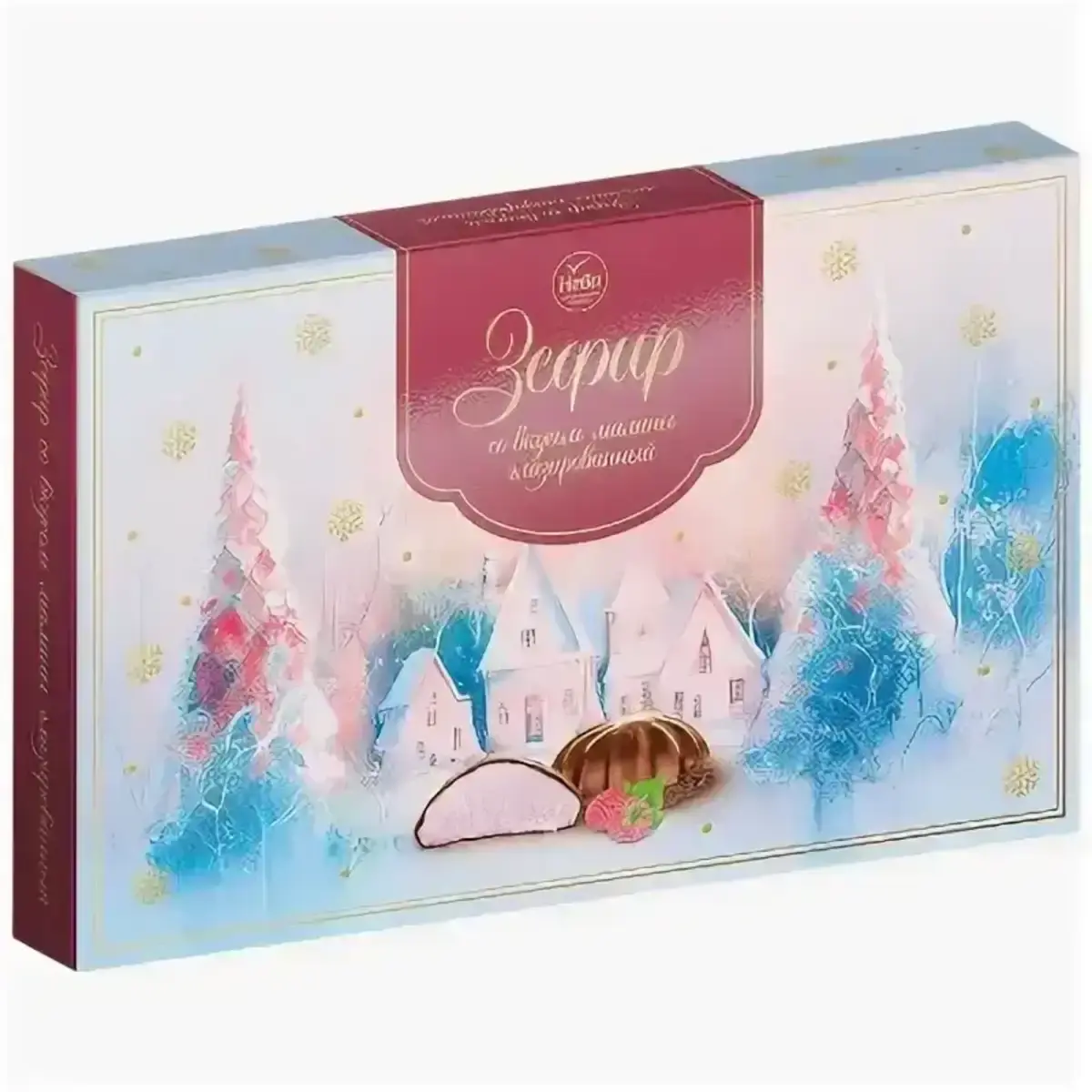 Зефир в Шоколаде Нева Малина 185гр