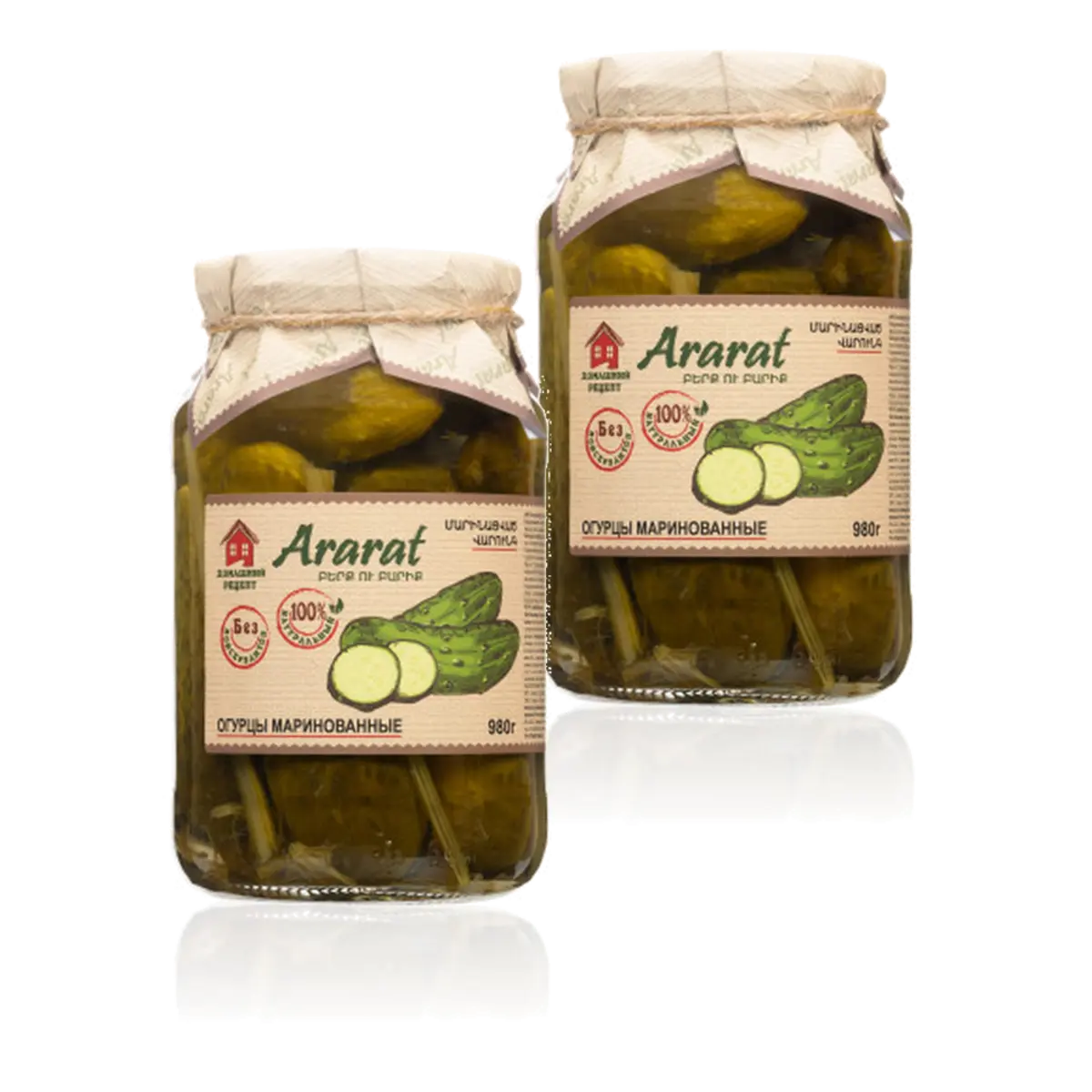 Огурцы маринованные АРАРАТ 720г(м)