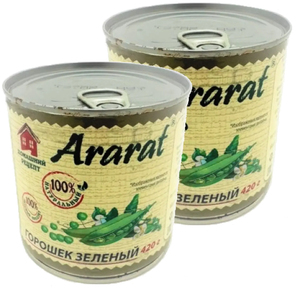 Горошек зеленый ж/б АРАРАТ420г(м)