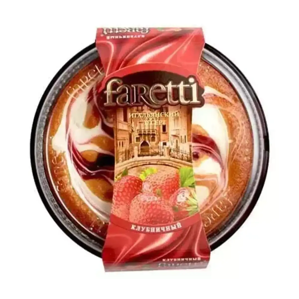 Торт Феретти Клубничный 400г(м)