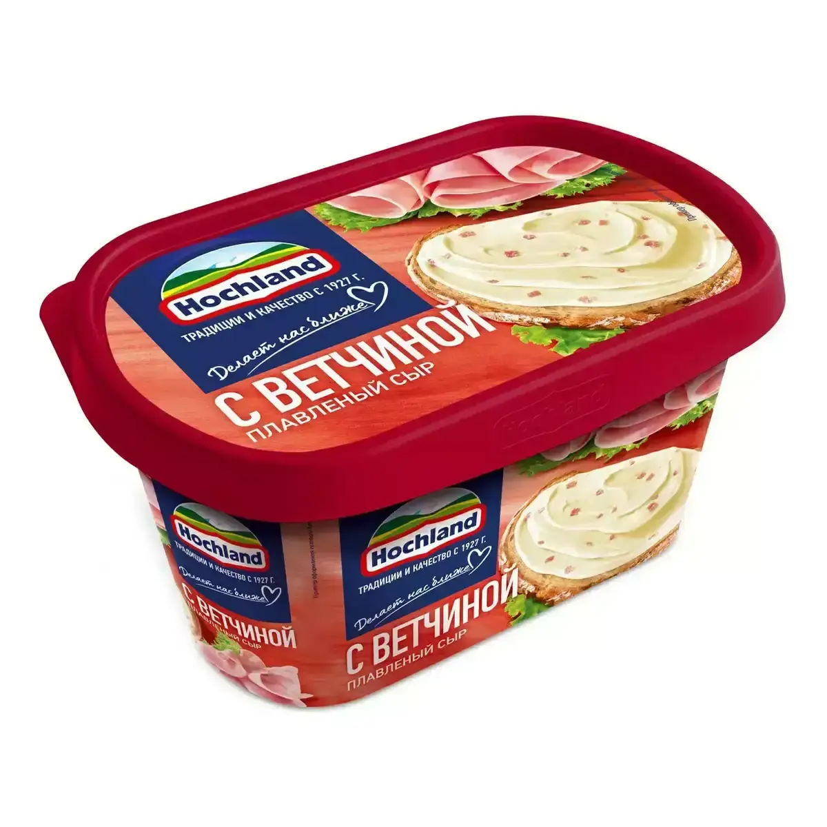 Сыр Хохланд Плавленый с Ветчиной 200г(м)