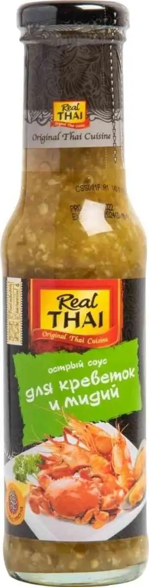Соус Для креветок и мидий REAL THAI 315 г.(м)