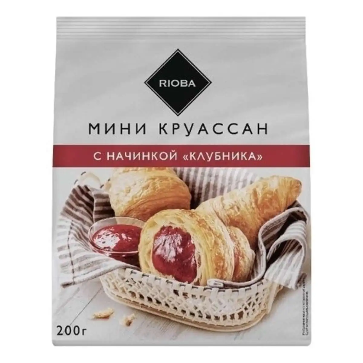 Мини Круассаны Риоба Какао 200г(м)