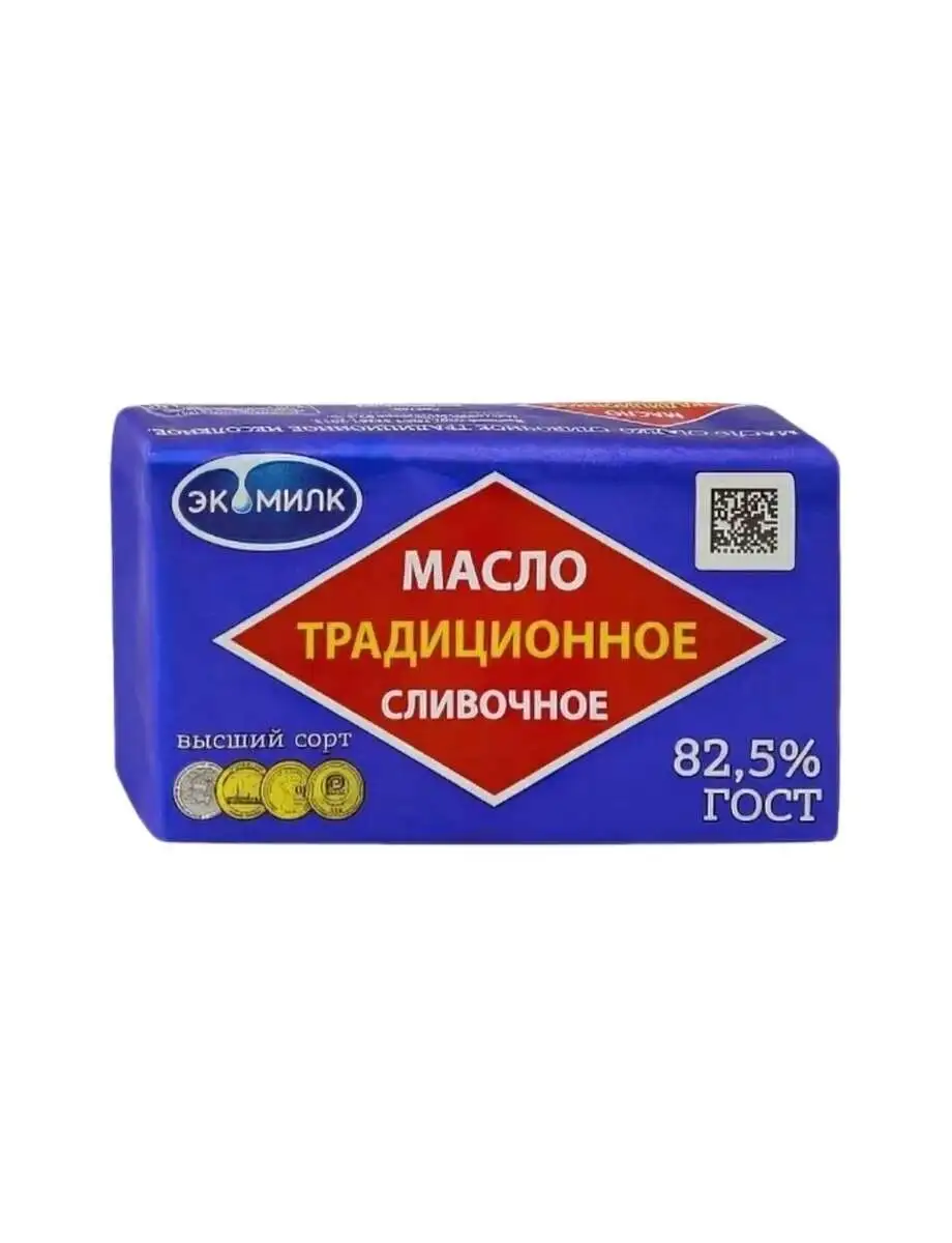 Масло Экомилк Традиционное 82,5% 160г