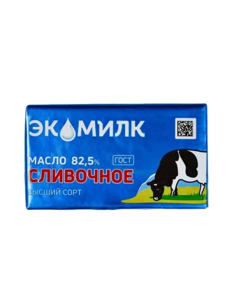 Масло Сливочное Экомилк 82,5% 180г(м)
