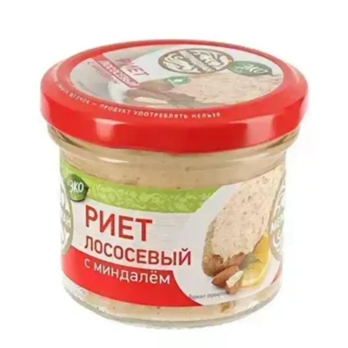 Риет Меридиан Лососевый с Миндалем 100г