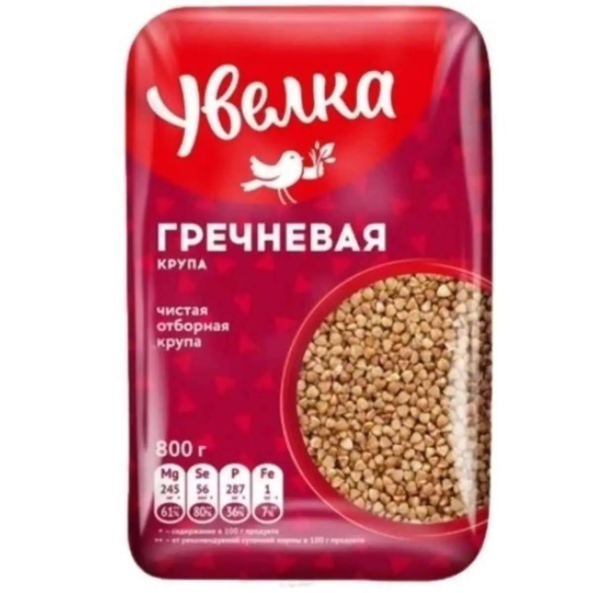 Крупа Гречневая Увелка 800г(м)