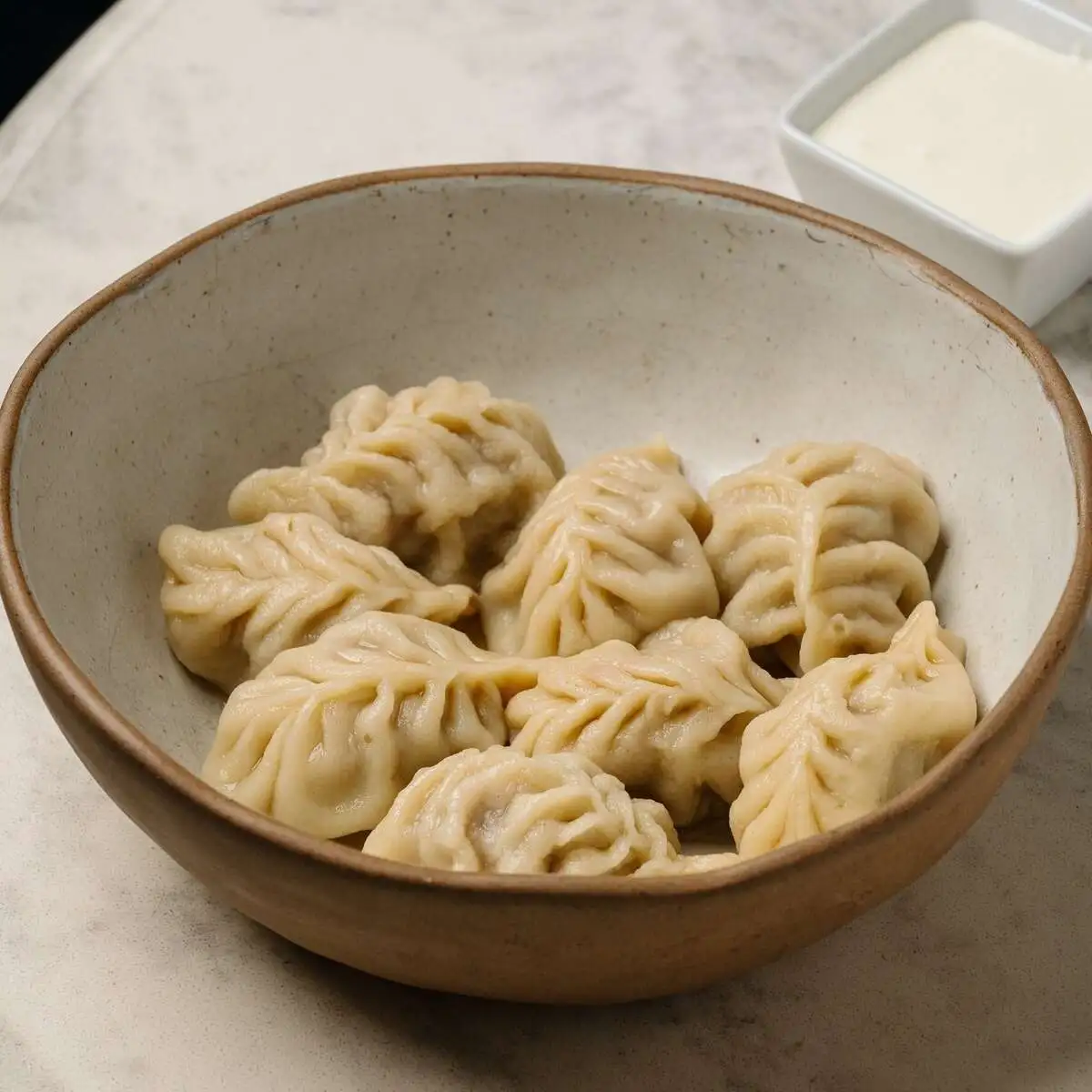  Пельмени говядина-свинина  сметана