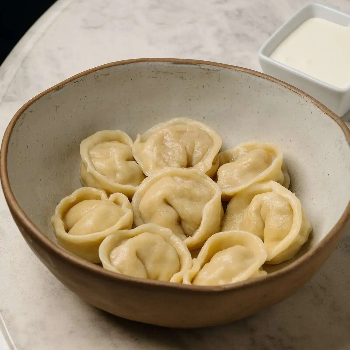  Пельмени с цыпленком майонез