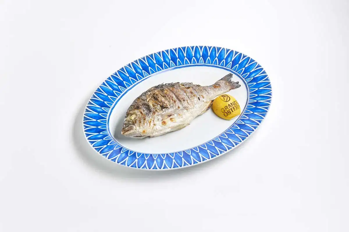 Дорадо на гриле