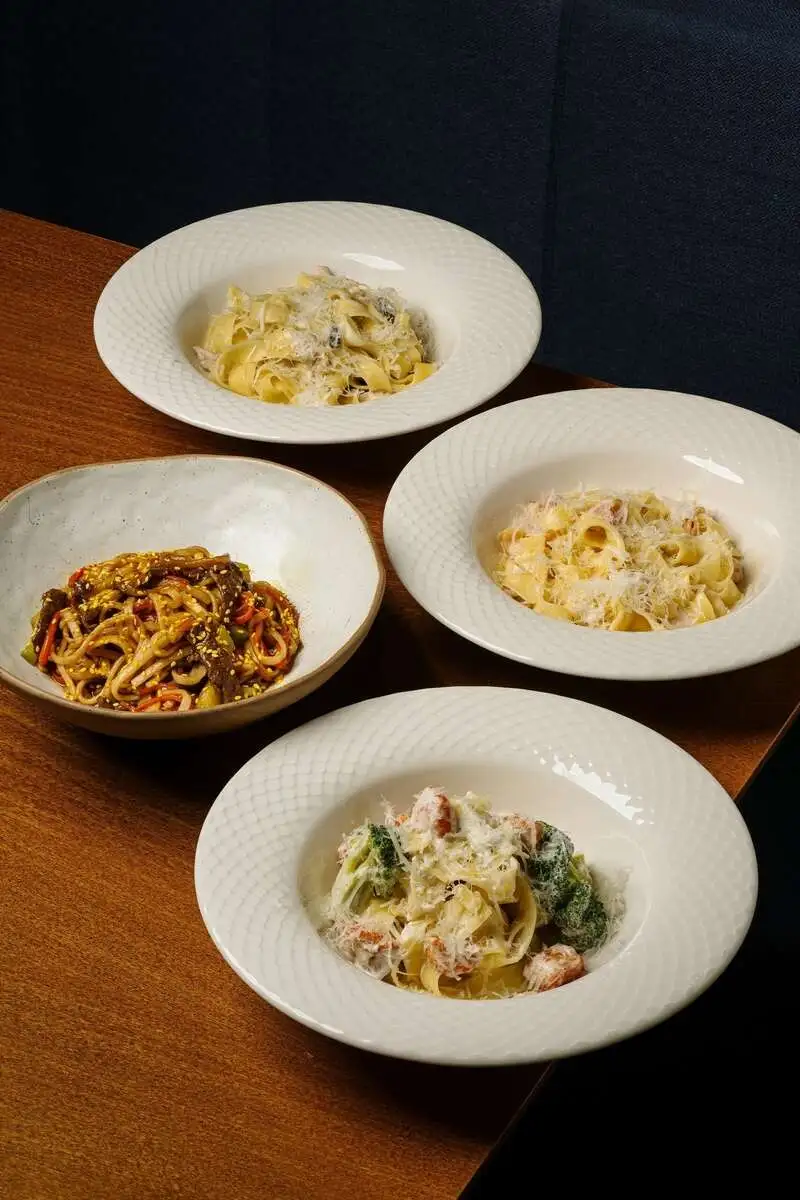  Удон с курицей и овощами