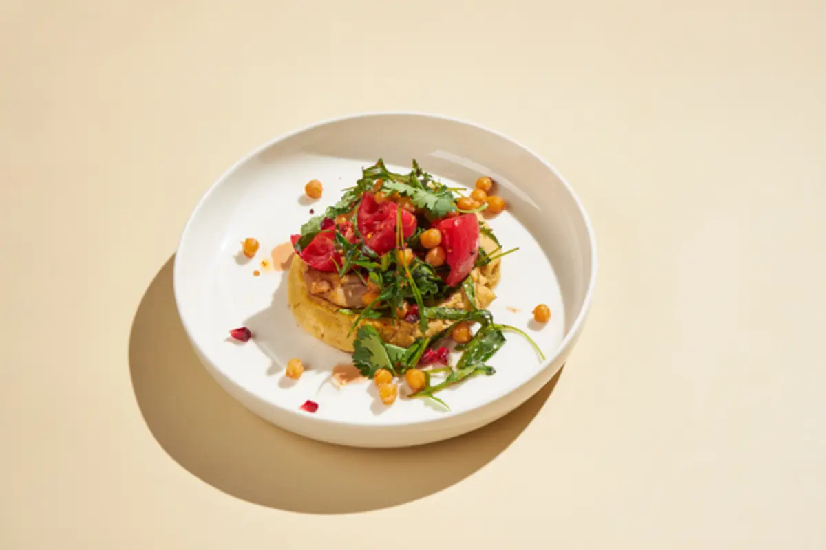 Хумус с цыплёнком