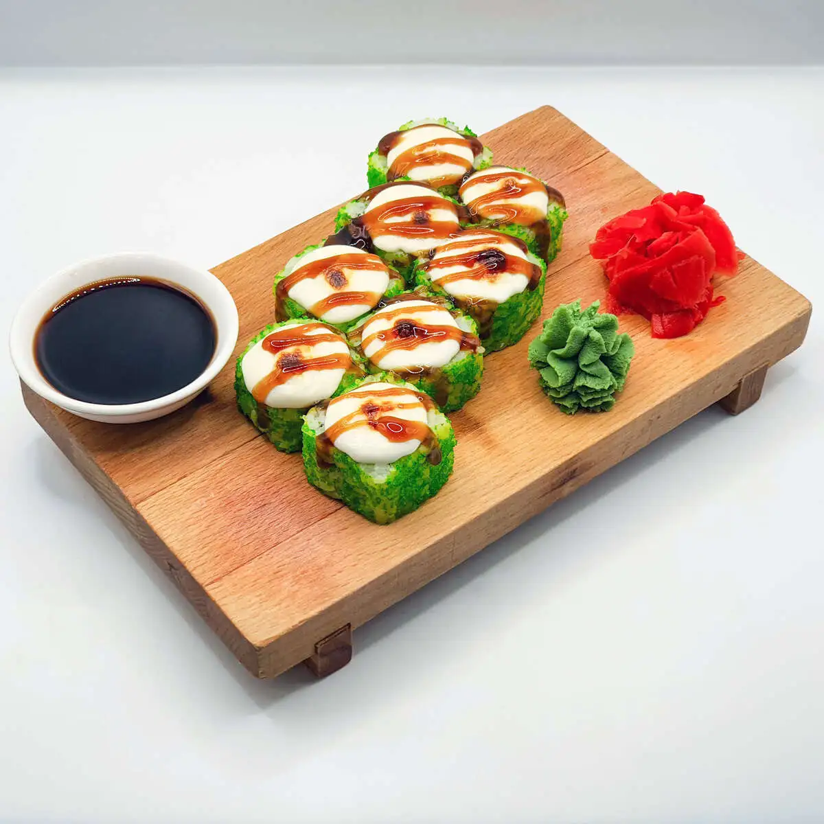 Запеченый ролл Эби унаги 