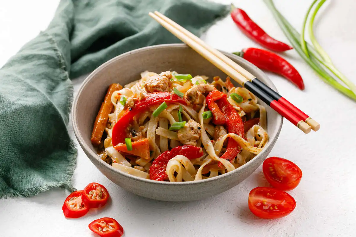 Удон с курочкой