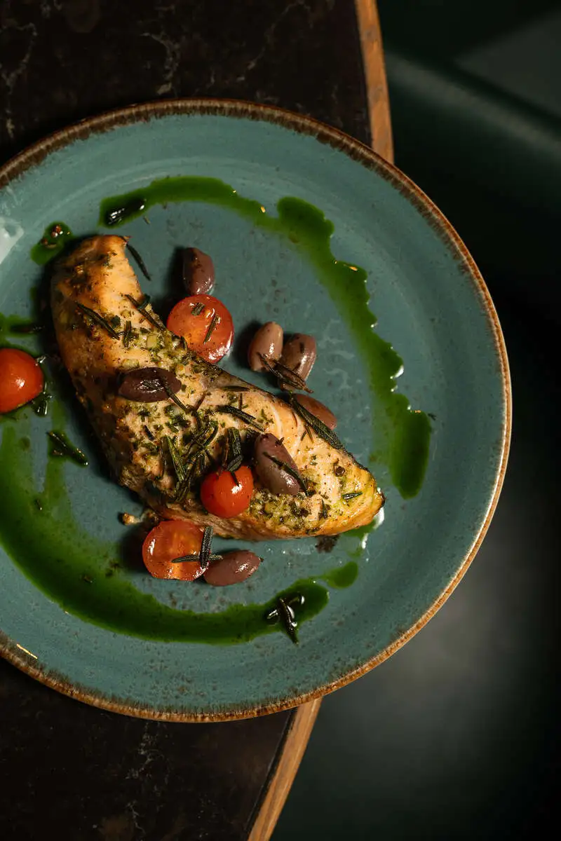 Стейк из лосося