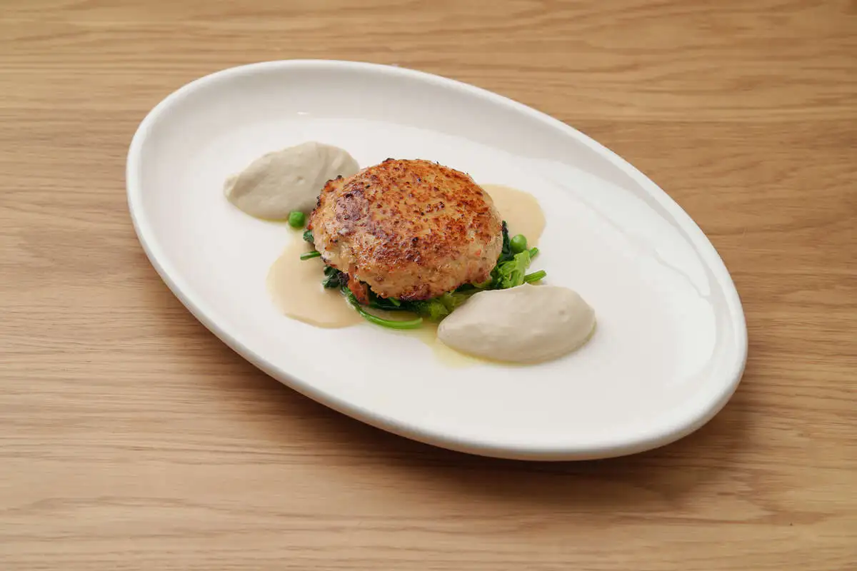 Котлета из креветки и лосося