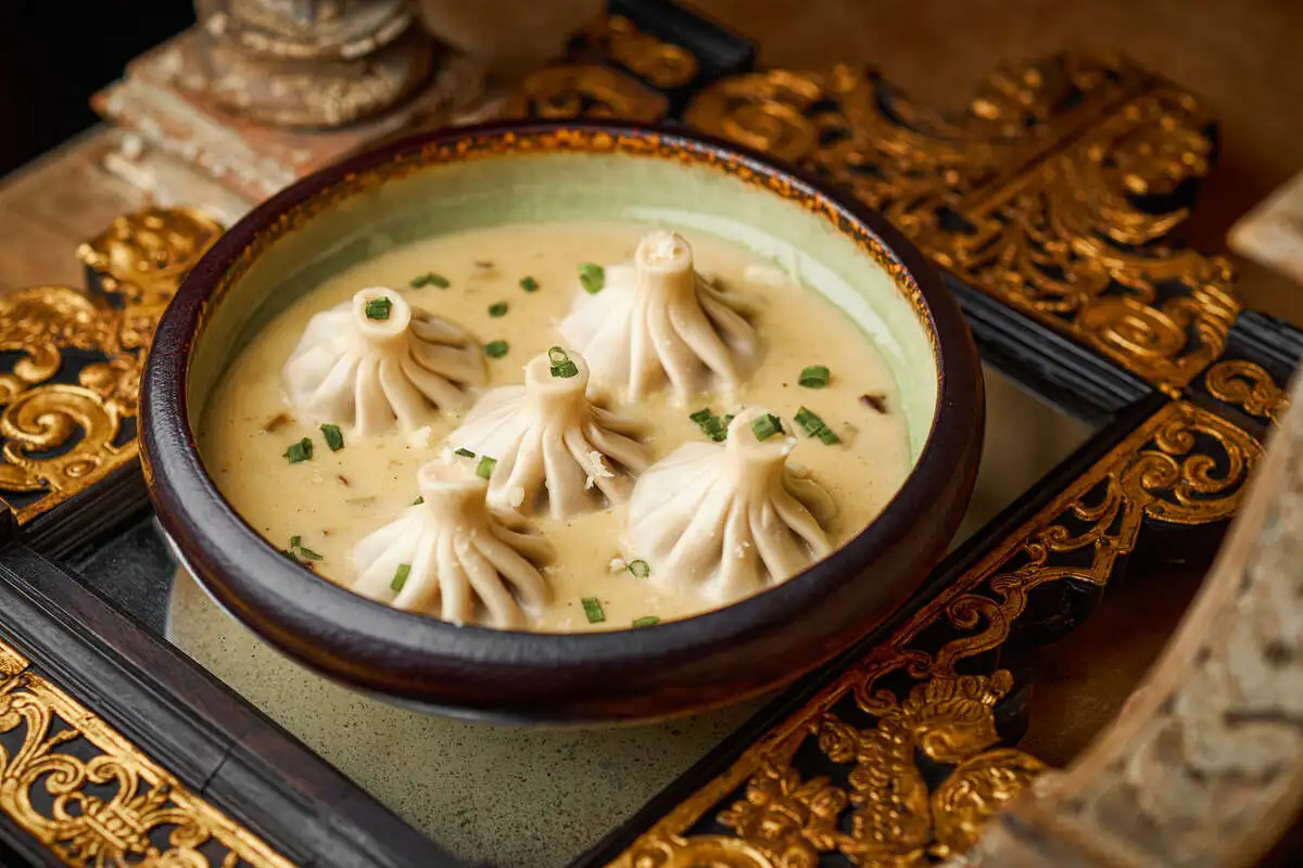 Хинкали с грибами