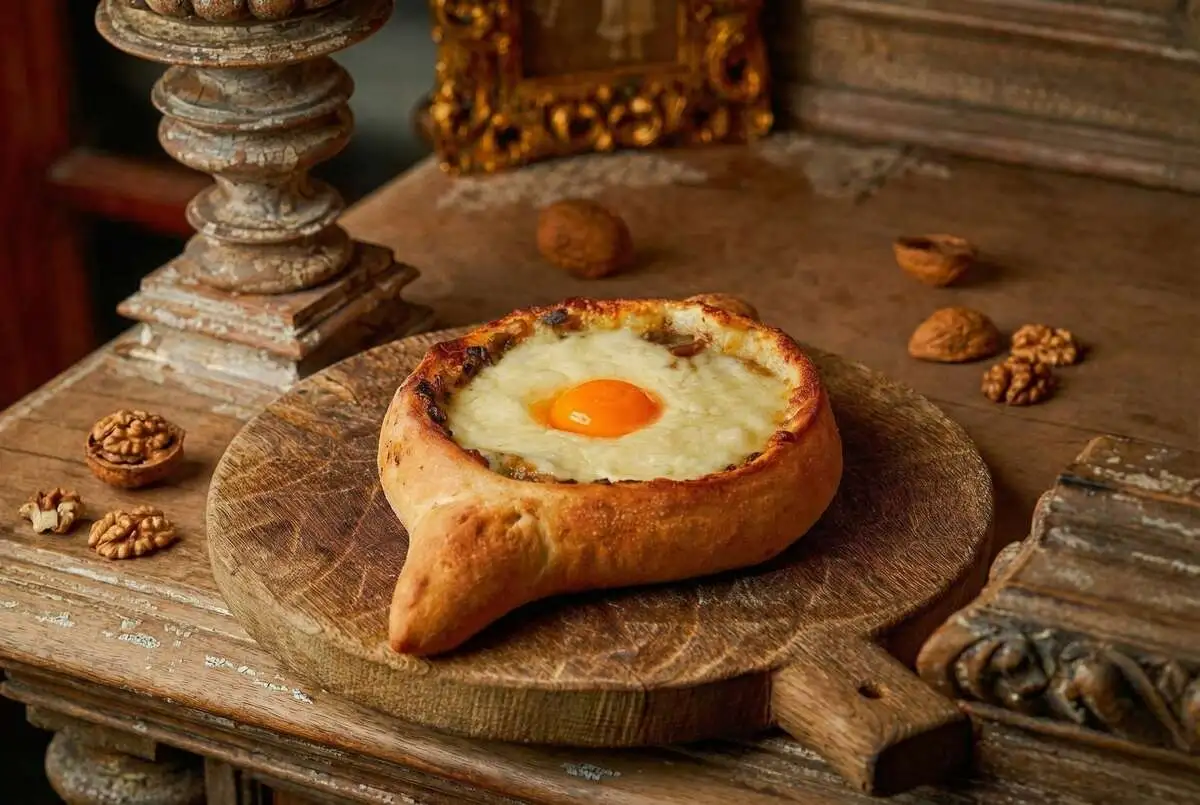 Хачапури с грибами