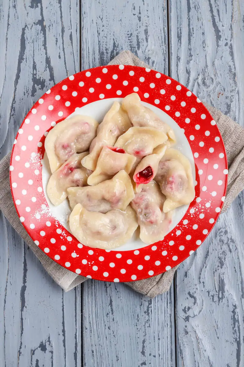 Вареники с вишней