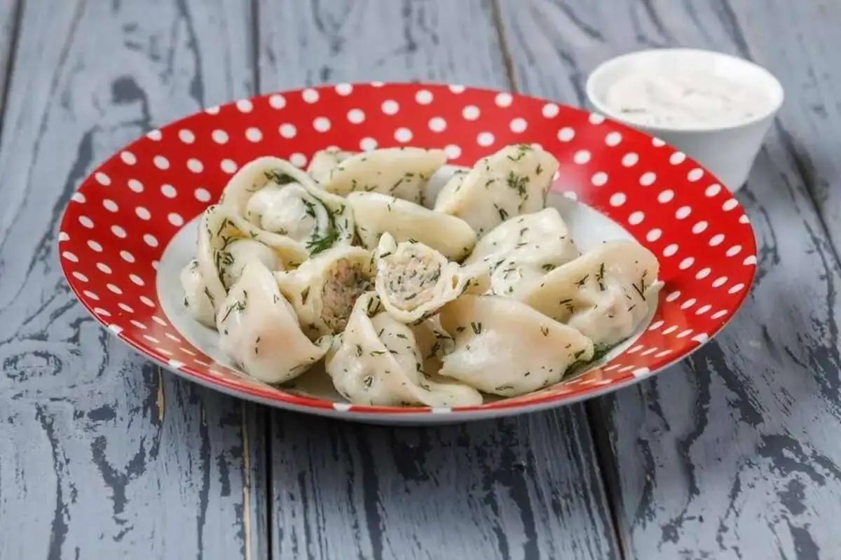 Пельмени уральские с укропом