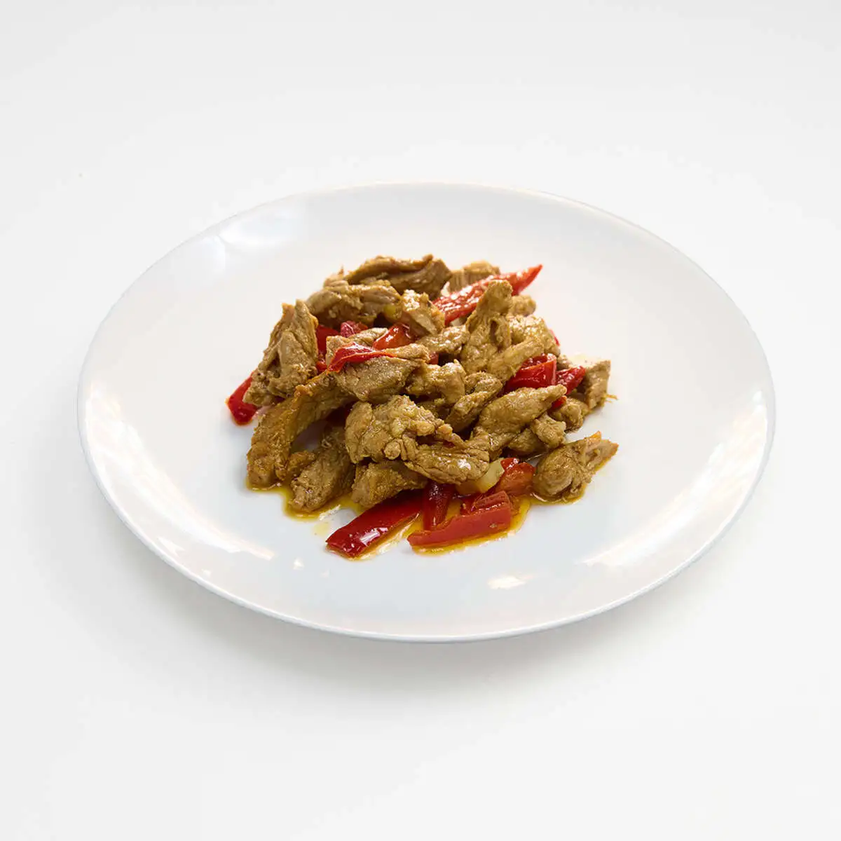 Мясо с перцем