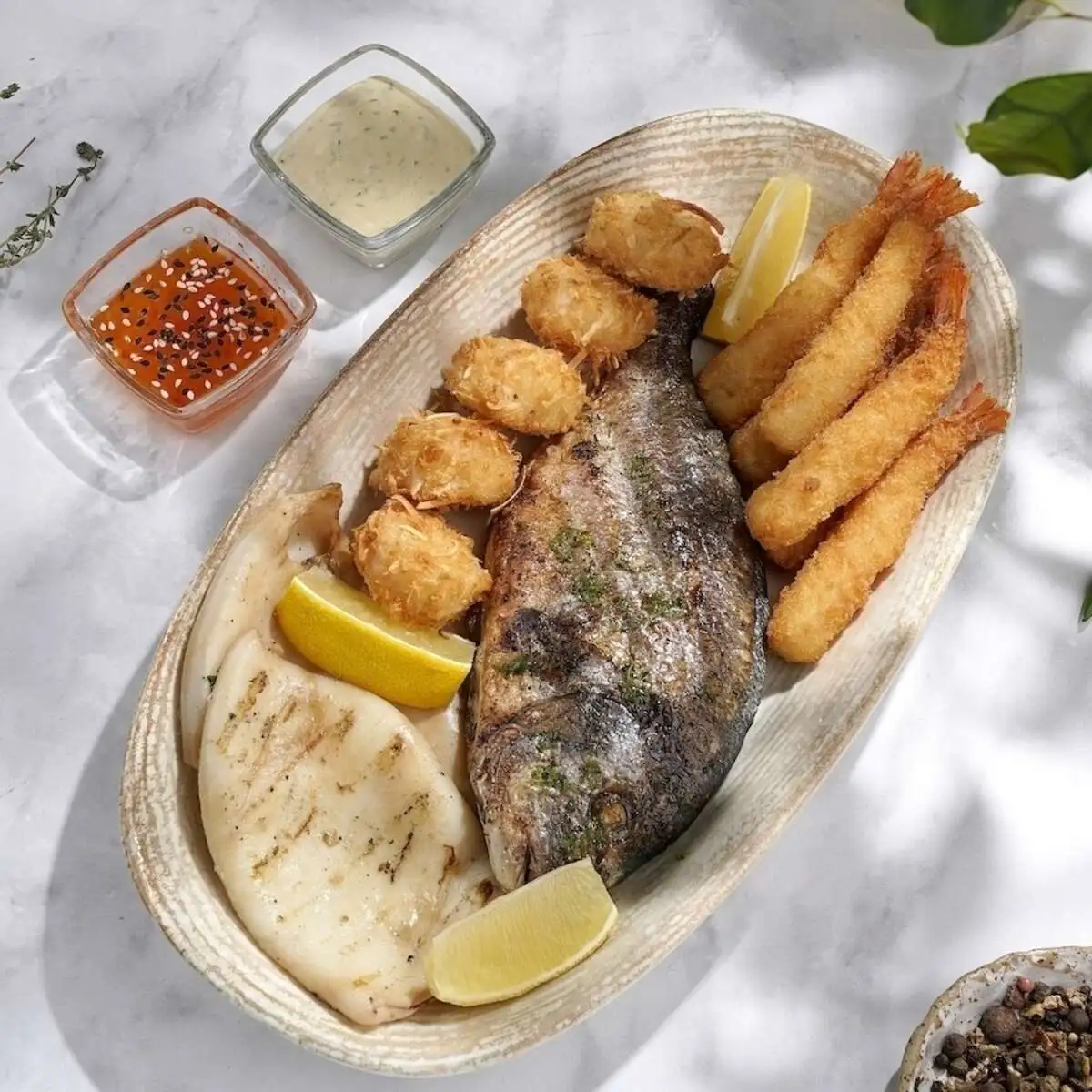 Рыбный сет с дорадо