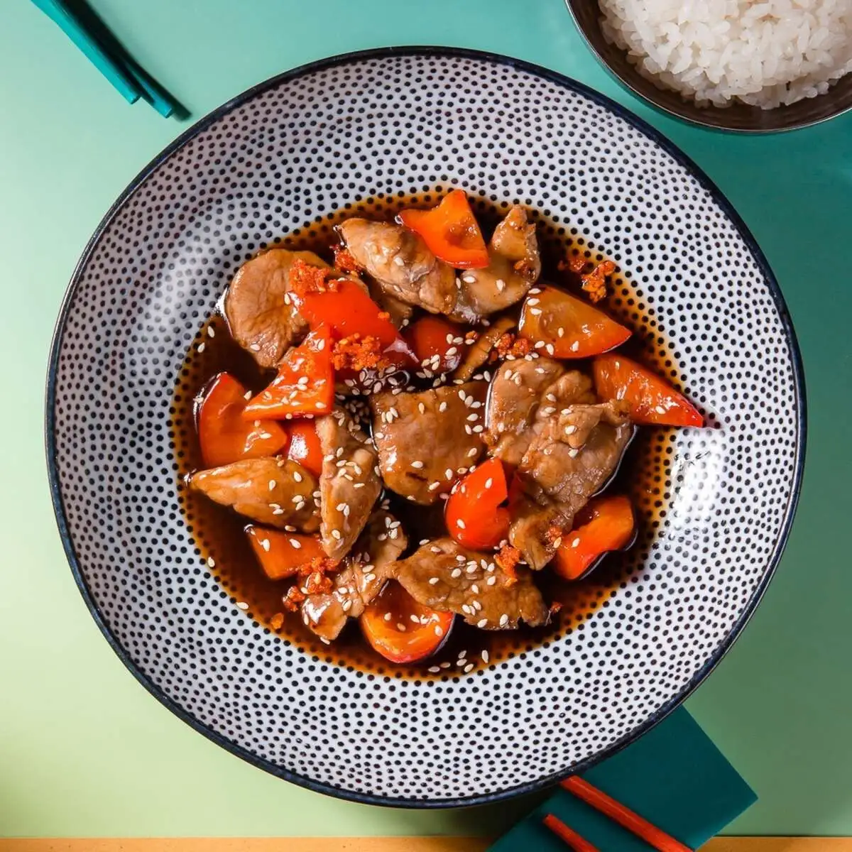 СВИНИНА ГОБАДЖОУ В КИСЛО-СЛАДКОМ